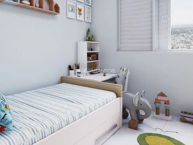 Apartamento 2 quartos e 1 banheiro, à venda, no bairro Vila Barcelona em Sorocaba
