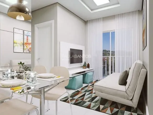 Apartamento 2 quartos e 1 banheiro, à venda, no bairro Vila Barcelona em Sorocaba