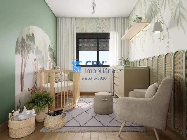 Apartamento com 56m² 2 quartos e 2 banheiros, à venda, no bairro Aurora em Londrina
