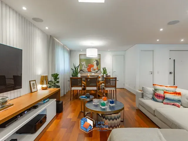 Apartamento com 202m² 3 quartos e 5 banheiros, à venda, no bairro Indianópolis em São Paulo
