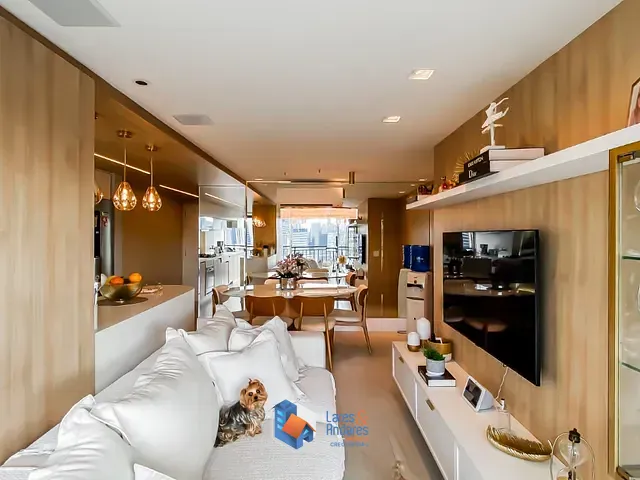 Apartamento com 94m² 2 quartos e 2 banheiros, à venda, no bairro Brooklin em São Paulo