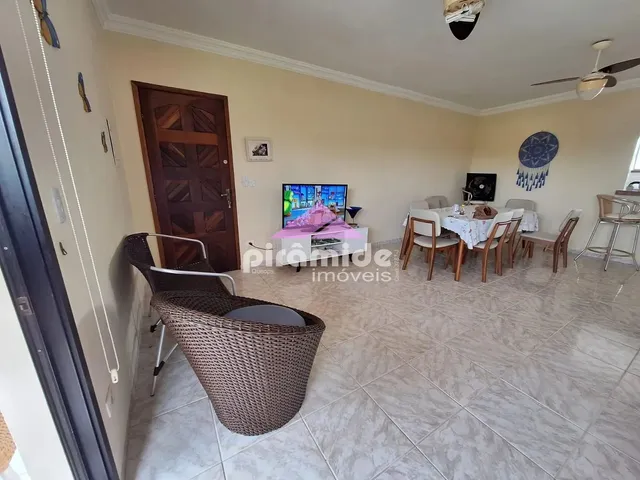 Apartamento com 110m² 3 quartos e 2 banheiros, para alugar, no bairro Pontal de Santa Marina em Caraguatatuba