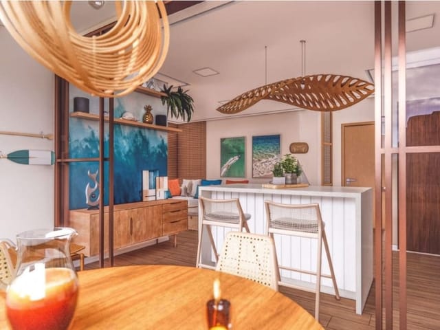 Foto do Apartamento - Apartamento com 3 dormitórios à venda, 98 m² por R$ 577.000,00 - Barra da Lagoa - Ubatuba/SP | RUSSI IMÓVEIS