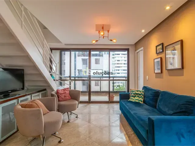 Apartamento 2 quartos e 3 banheiros, à venda, no bairro Indianópolis em São Paulo