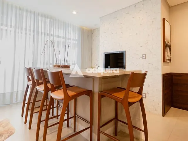 Apartamento com 290m² 3 quartos e 3 banheiros, para alugar, no bairro Jardim Carvalho em Ponta Grossa