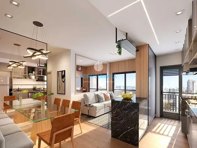 Apartamento 2 quartos e 2 banheiros, à venda, no bairro Jardim Esplanada em São José dos Campos