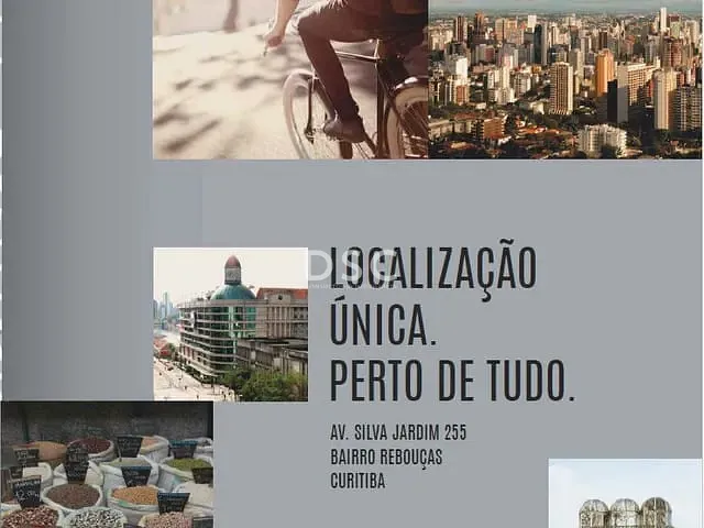 Apartamento 2 quartos e 2 banheiros, à venda, no bairro Rebouças em Curitiba