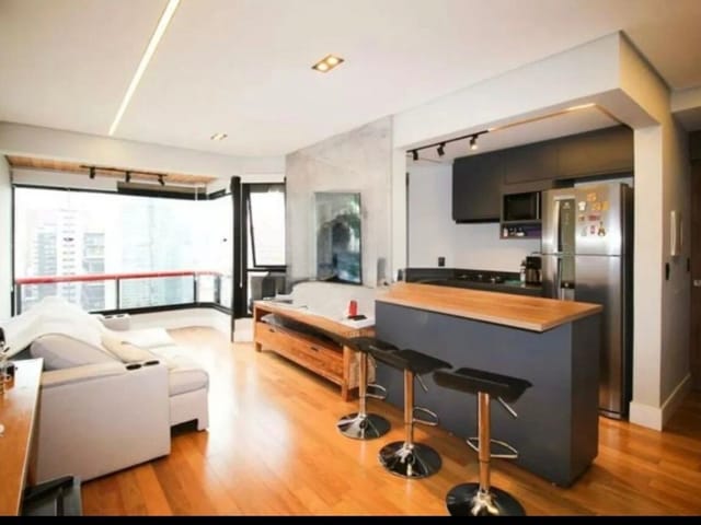 Apartamento com 47m² 1 quarto e 2 banheiros, à venda, no bairro Itaim Bibi em São Paulo