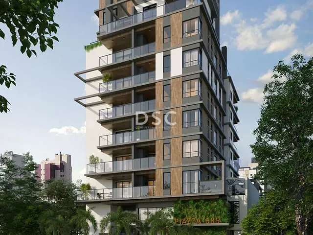Apartamento 2 quartos e 3 banheiros, à venda, no bairro Água Verde em Curitiba