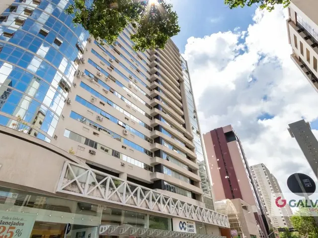 Apartamento 1 quarto e 1 banheiro, para alugar, no bairro Centro em Curitiba