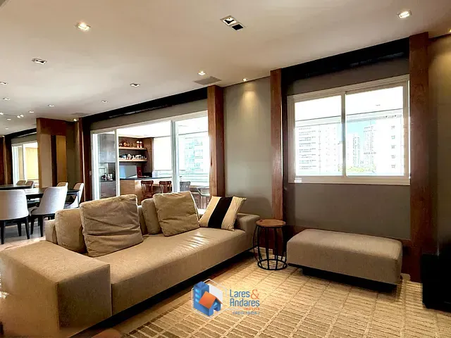 Apartamento com 147m² 3 quartos e 5 banheiros, à venda, no bairro Brooklin em São Paulo