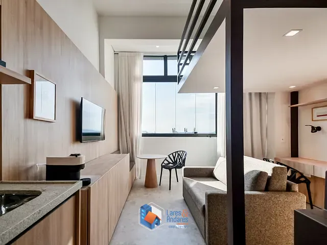 Apartamento com 31m² 1 quarto e 1 banheiro, à venda, no bairro Higienópolis em São Paulo
