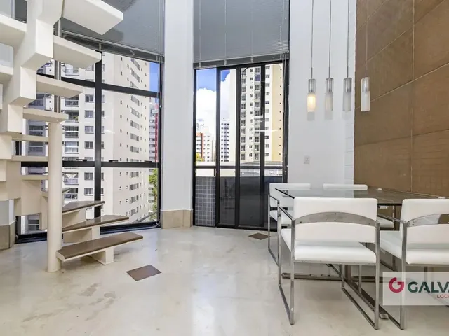 Apartamento 1 quarto e 3 banheiros, para alugar, no bairro Bigorrilho em Curitiba