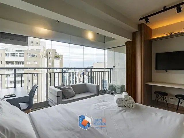 Apartamento com 25m² 1 quarto e 1 banheiro, à venda, no bairro Indianópolis em São Paulo