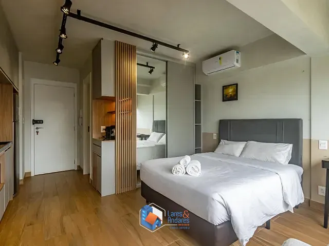 Apartamento com 25m² 1 quarto e 1 banheiro, à venda, no bairro Indianópolis em São Paulo
