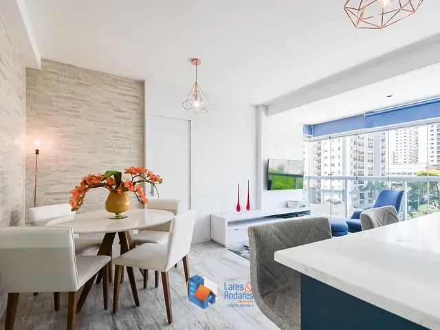 Apartamento com 45m² 1 quarto e 1 banheiro, à venda, no bairro Indianópolis em São Paulo