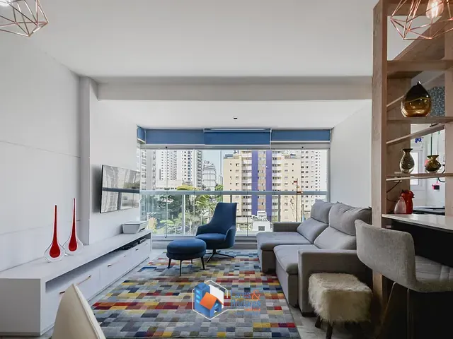 Apartamento com 45m² 1 quarto e 1 banheiro, à venda, no bairro Indianópolis em São Paulo