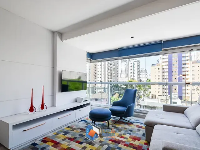 Apartamento com 45m² 1 quarto e 1 banheiro, à venda, no bairro Indianópolis em São Paulo