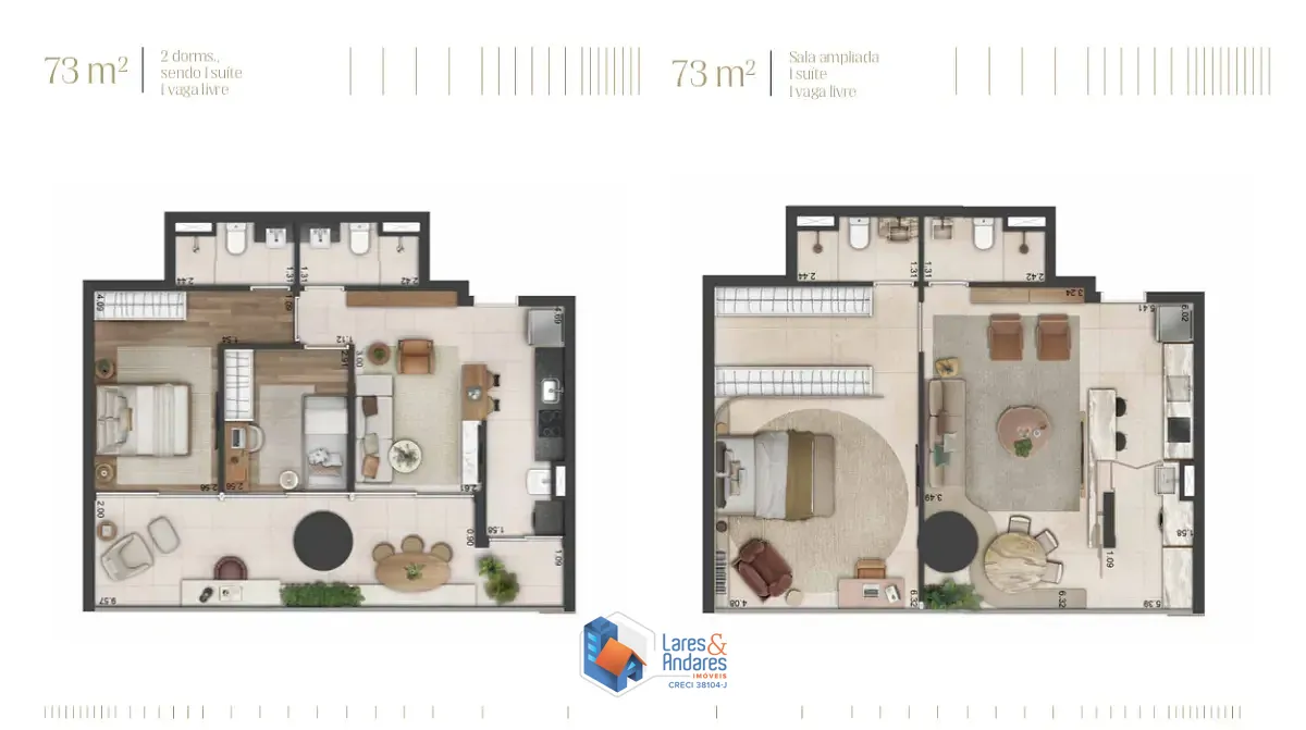 Apartamento, 2 quartos, 73 m² - Foto 13