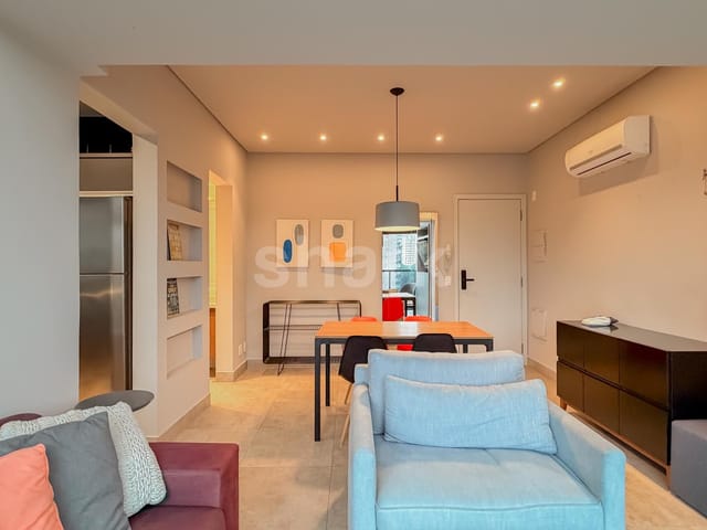Apartamento com 70m² 1 quarto e 2 banheiros, à venda ou para alugar, no bairro Vila Olímpia em São Paulo