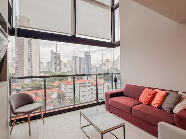 Apartamento com 70m² 1 quarto e 2 banheiros, à venda ou para alugar, no bairro Vila Olímpia em São Paulo