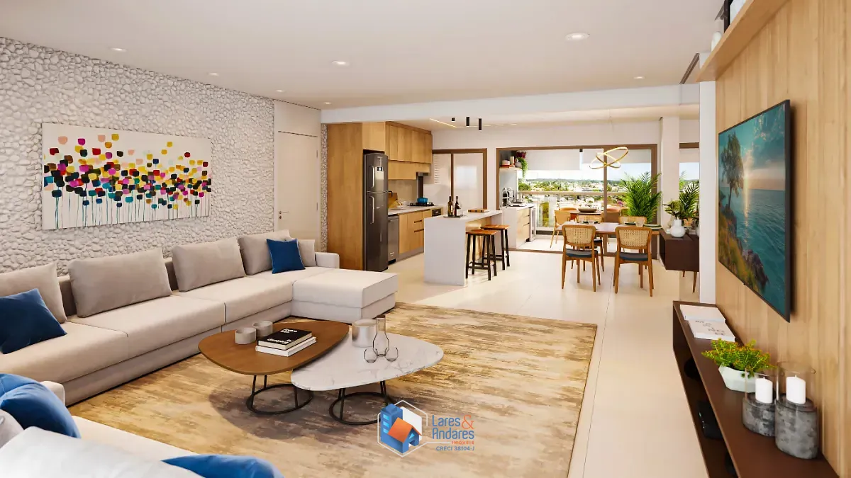 Apartamento, 3 quartos, 124 m² - Foto 1