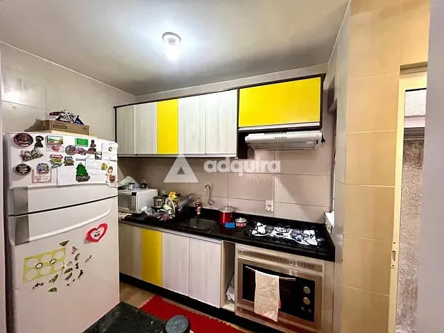 Apartamento com 64m² 2 quartos e 1 banheiro, à venda, no bairro Jardim Carvalho em Ponta Grossa