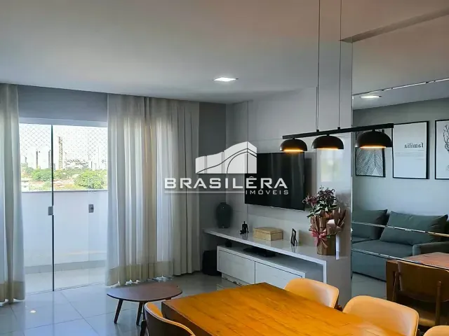 Apartamento com 94m² 3 quartos e 3 banheiros, à venda, no bairro Parque Amazônia em Goiânia