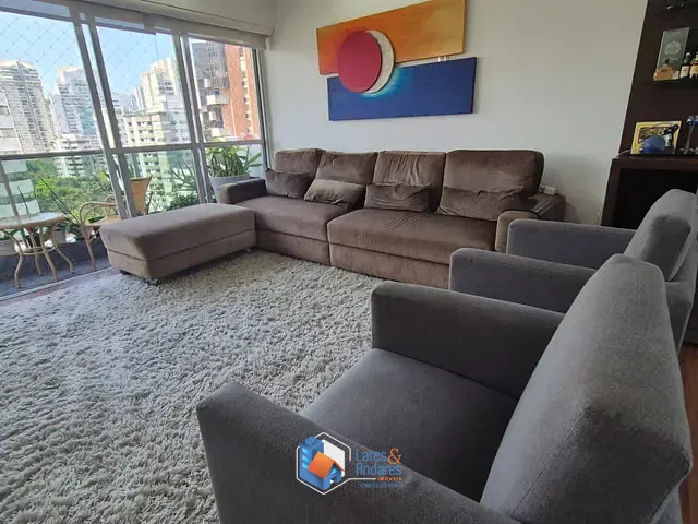 Apartamento com 187m² 4 quartos e 3 banheiros, à venda, no bairro Brooklin Novo em São Paulo