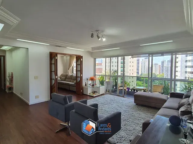 Apartamento com 187m² 4 quartos e 3 banheiros, à venda, no bairro Brooklin Novo em São Paulo