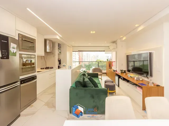 Apartamento com 75m² 2 quartos e 3 banheiros, à venda, no bairro Mirandópolis em São Paulo