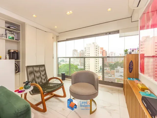 Apartamento com 75m² 2 quartos e 3 banheiros, à venda, no bairro Mirandópolis em São Paulo