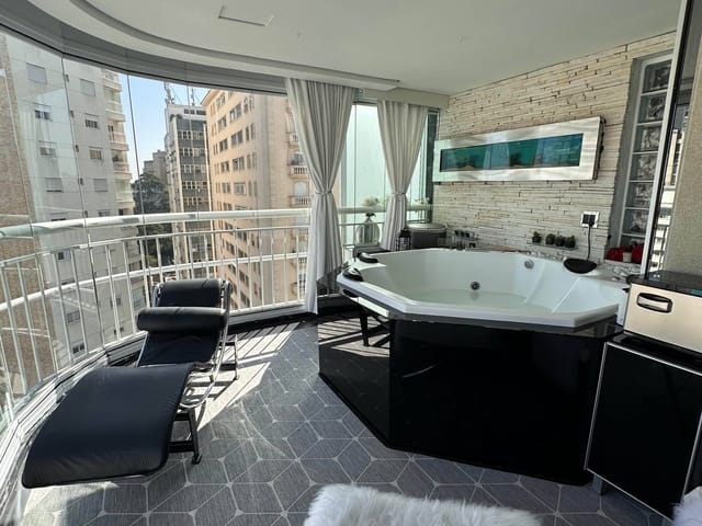 Apartamento com 95m² 1 quarto e 2 banheiros, para alugar, no bairro Cerqueira César em São Paulo