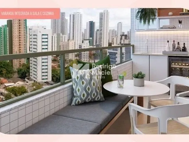 Apartamento com 71m² 2 quartos e 2 banheiros, à venda, no bairro Várzea em Recife