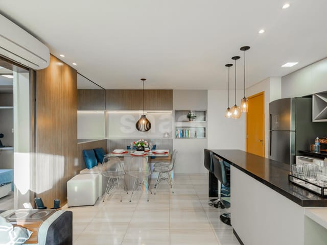 Apartamento com 70m² 2 quartos e 2 banheiros, para alugar, no bairro Melville Empresarial I e II em Barueri