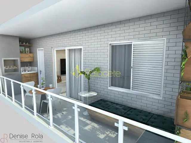 Apartamento com 71m² 2 quartos e 1 banheiro, à venda, no bairro Acaraú em Ubatuba