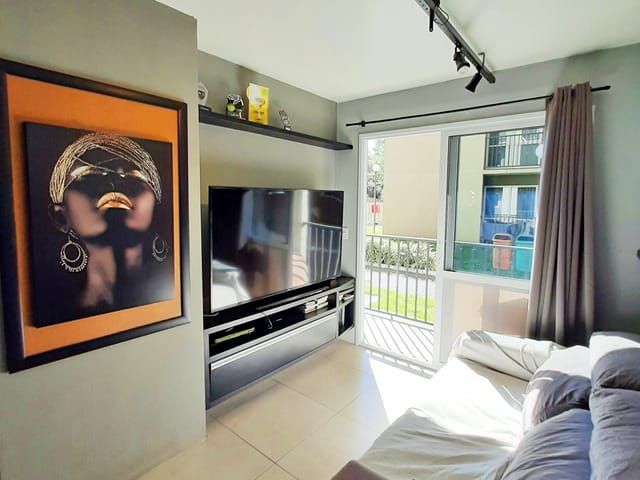 Foto do Apartamento - Apartamento à venda no Acqua Residence Club, centro: 49 m², 1 quarto, ótima posição solar e 1 vaga de garagem. | UP Imóveis