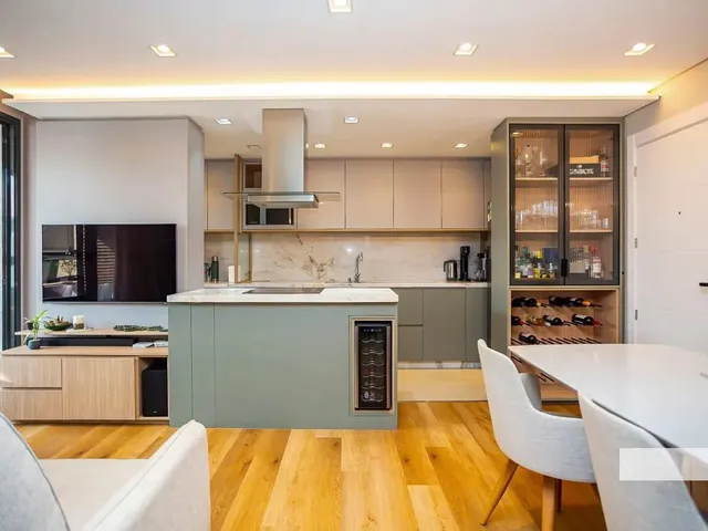 Apartamento 2 quartos e 3 banheiros, à venda, no bairro Bigorrilho em Curitiba
