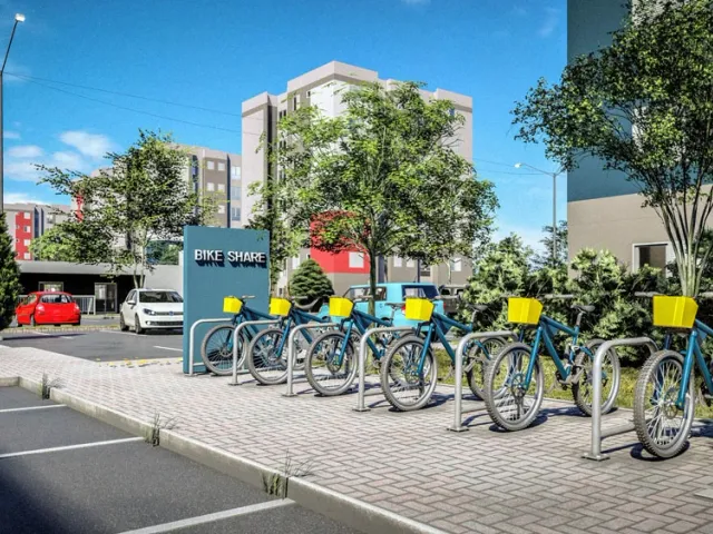 Foto do Apartamento - Apartamento à venda, Sala, 2 dormitórios, cozinha, área de serviço. Condomínio London Garden. Jardim Maria Celina, Londrina, PR | Guepardo Imob