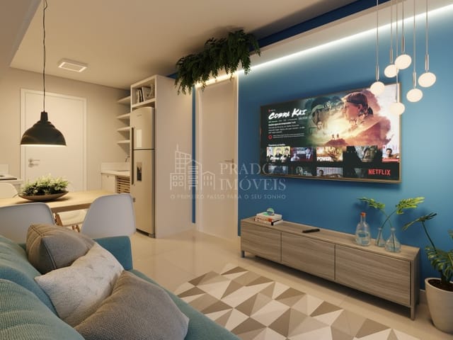 Apartamento com 60m² 1 quarto e 1 banheiro, à venda, no bairro Portão em Curitiba
