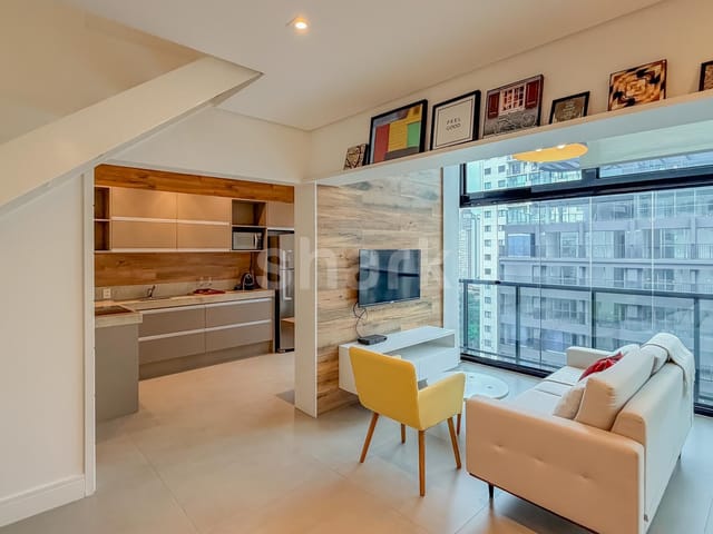 Apartamento com 70m² 1 quarto e 2 banheiros, à venda, no bairro Vila Olímpia em São Paulo