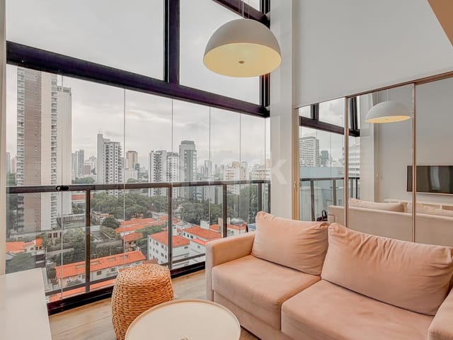 Apartamento com 70m² 1 quarto e 2 banheiros, à venda ou para alugar, no bairro Vila Olímpia em São Paulo