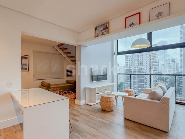 Apartamento com 70m² 1 quarto e 2 banheiros, à venda ou para alugar, no bairro Vila Olímpia em São Paulo