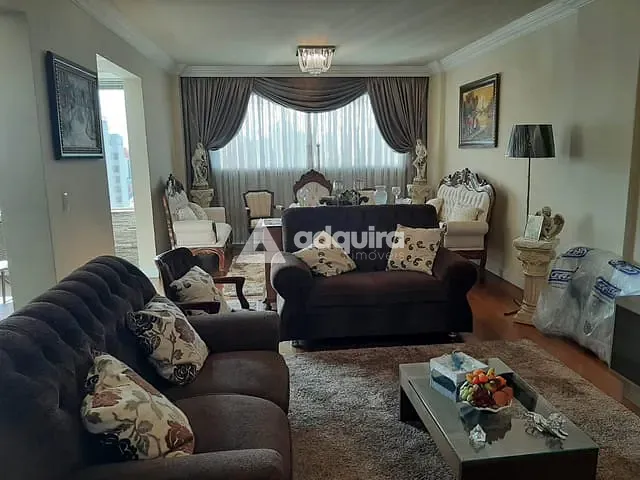 Apartamento com 208m² 3 quartos e 4 banheiros, à venda, no bairro Centro em Ponta Grossa