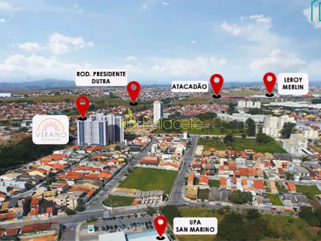 Apartamento 2 quartos e 1 banheiro, à venda, no bairro Jardim Gurilândia em Taubaté