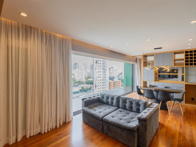 Apartamento com 95m² 1 quarto e 1 banheiro, à venda, no bairro Vila Olímpia em São Paulo