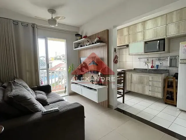 Apartamento com 49m² 2 quartos e 1 banheiro, à venda, no bairro Parque Residencial Flamboyant em São José dos Campos