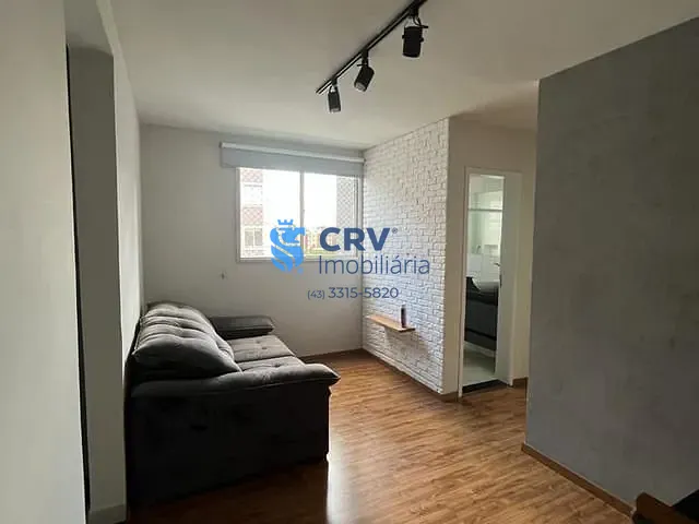 Apartamento com 55m² 2 quartos e 1 banheiro, à venda, no bairro Gleba Fazenda Palhano em Londrina