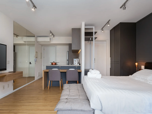 Apartamento com 49m² 1 quarto e 2 banheiros, à venda, no bairro Vila Nova Conceição em São Paulo