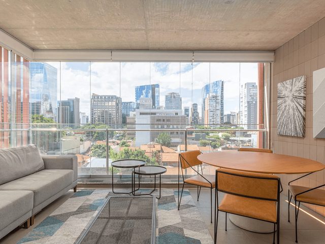 Apartamento com 49m² 1 quarto e 2 banheiros, à venda, no bairro Vila Nova Conceição em São Paulo